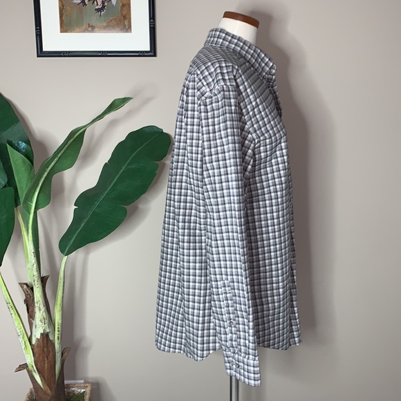 Eddie Bauer Relaxed Fit Plaid Button Down Lightweight Flannel Shirt, Men’s L - Picture 4 of 12